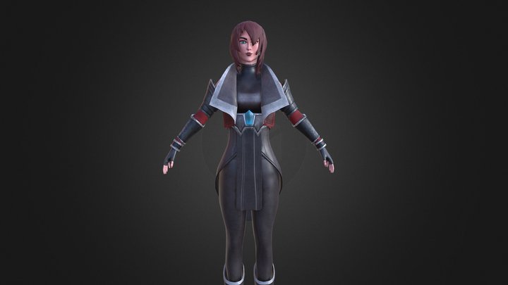 Girl Char 3D Model