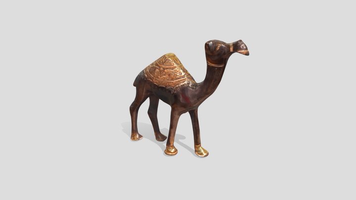 Bronze dromedary 3D Model