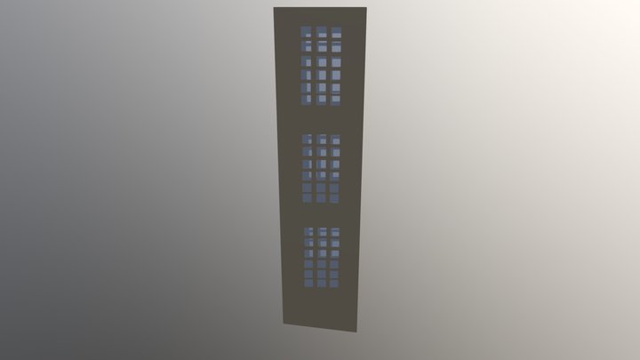 Simple skyscrapper 3D Model