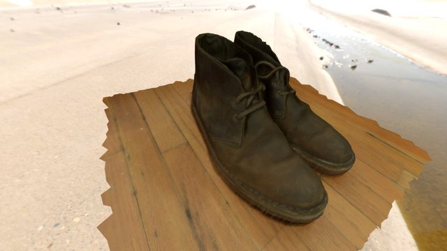 Clarks Desert Boots - Photogrammetry 3D Model