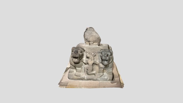Neo-Hittite alter. 9th century BCE. 3D Model