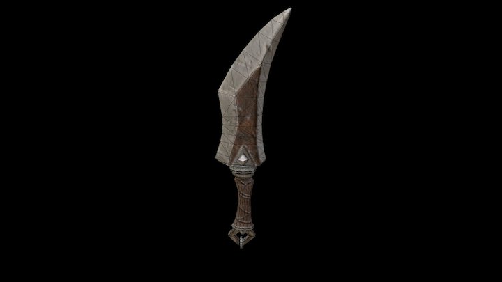 Golden Dagger 3D Model