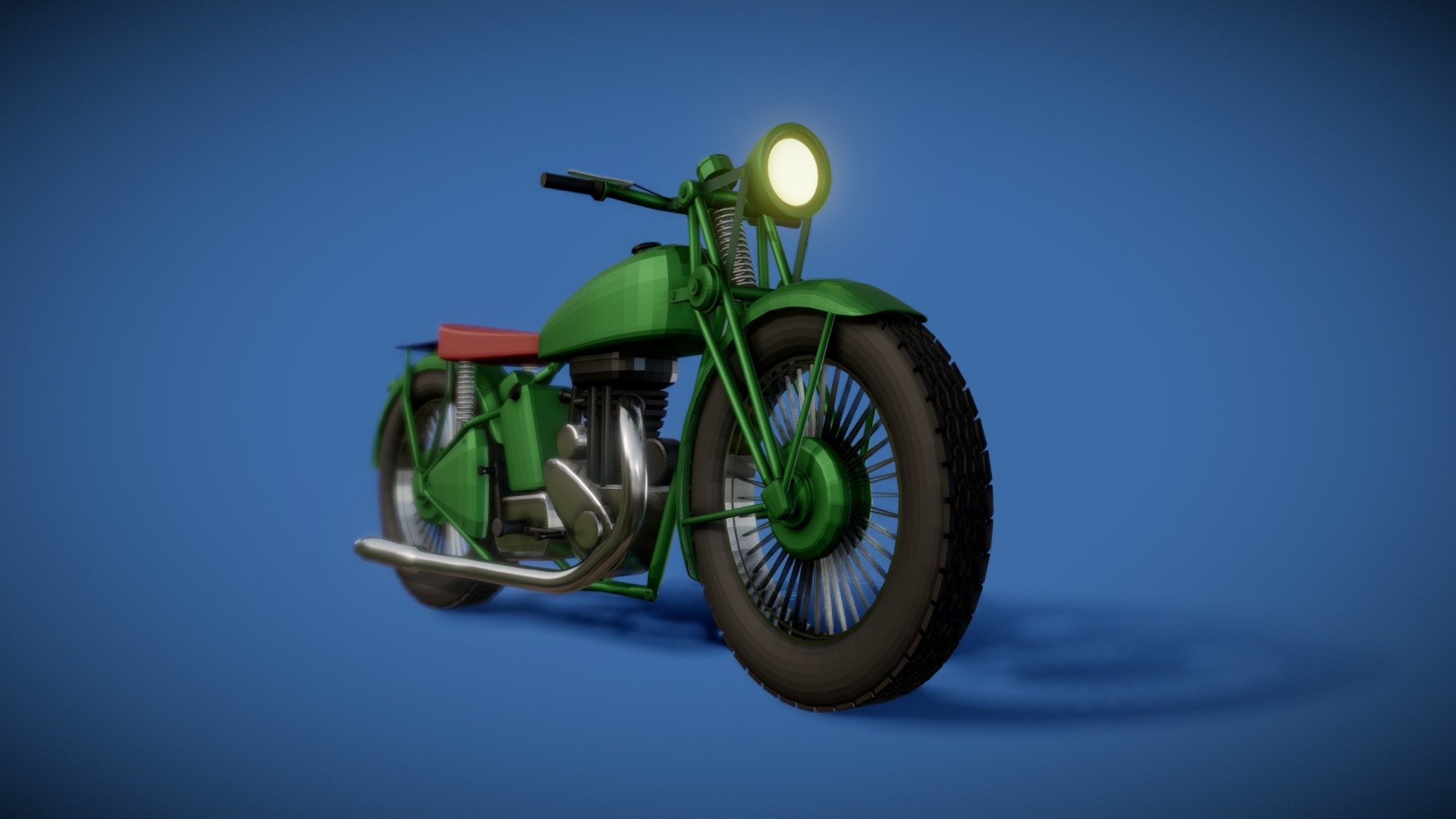 Motorbike - WW2 Triumph Model