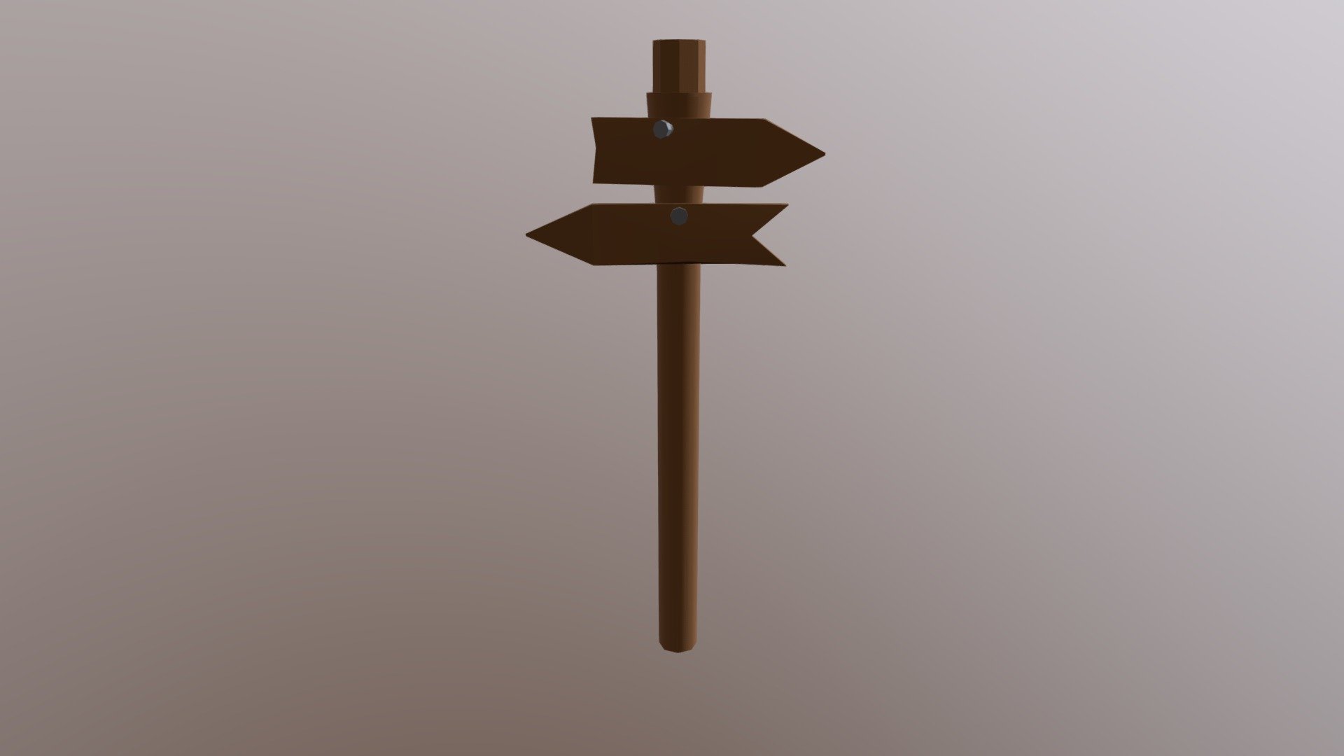 Low poly Road sign - Download Free 3D model by kevin jordan ...