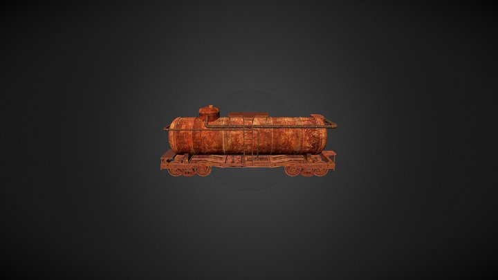 Rusty Wagon 3D Model