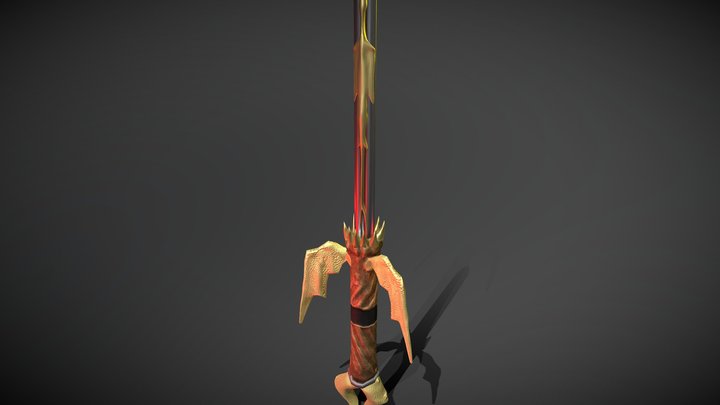 Dragonslayer's Blade 3D Model