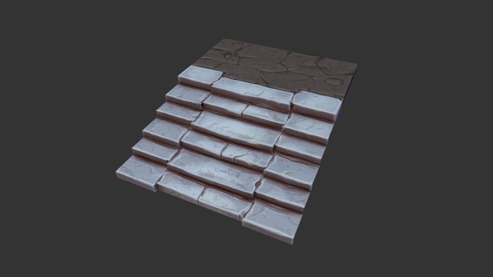 Stairs - Stylized Game Asset 3D Model