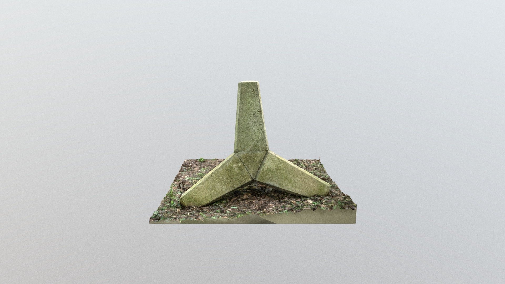 Concrete hedgehog anti-tank