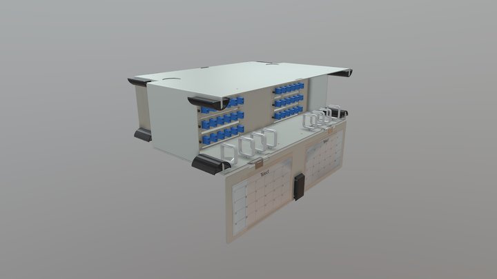 Telect Patch Panel 3D Model