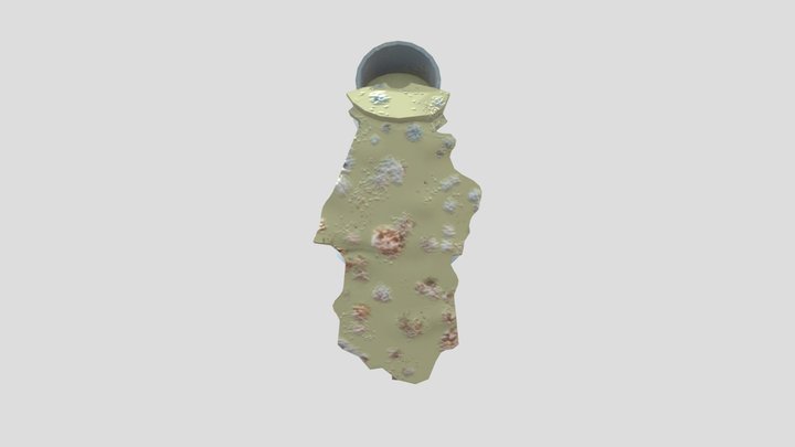 Suitte Aliyah Cartoon Character 3D Model