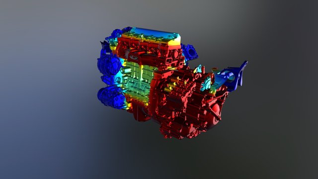 Engine 3D Model