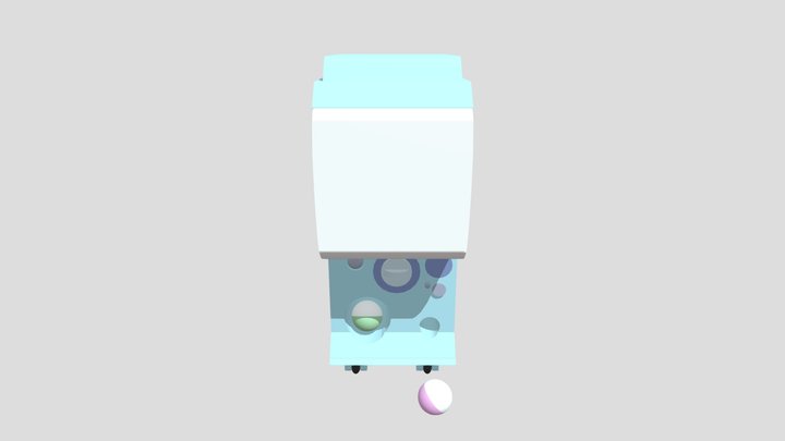 Gachapon Machine 3D Model
