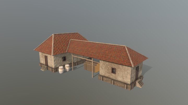 Fantasy house 3D Model