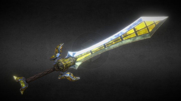 Mad King's sword 3D Model