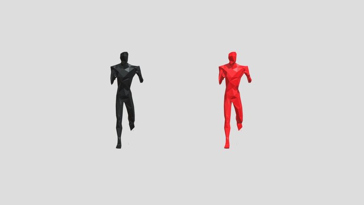 SUPER HOT PLAYER/ENEMY (rigged mabey) 3D Model