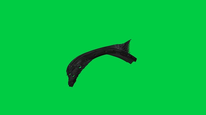 6/9 Wig01TopLeftPart01 3D Model