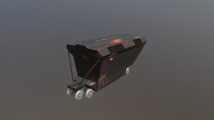 3ds max Train 3D Model