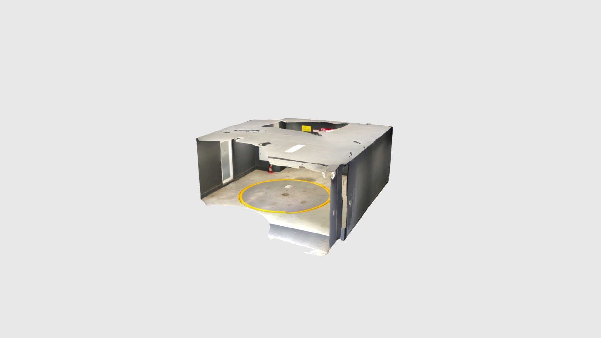 Automated turntable parking lot