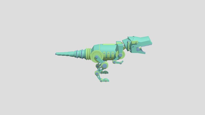 Raptor (xyz-school detalization) 3D Model