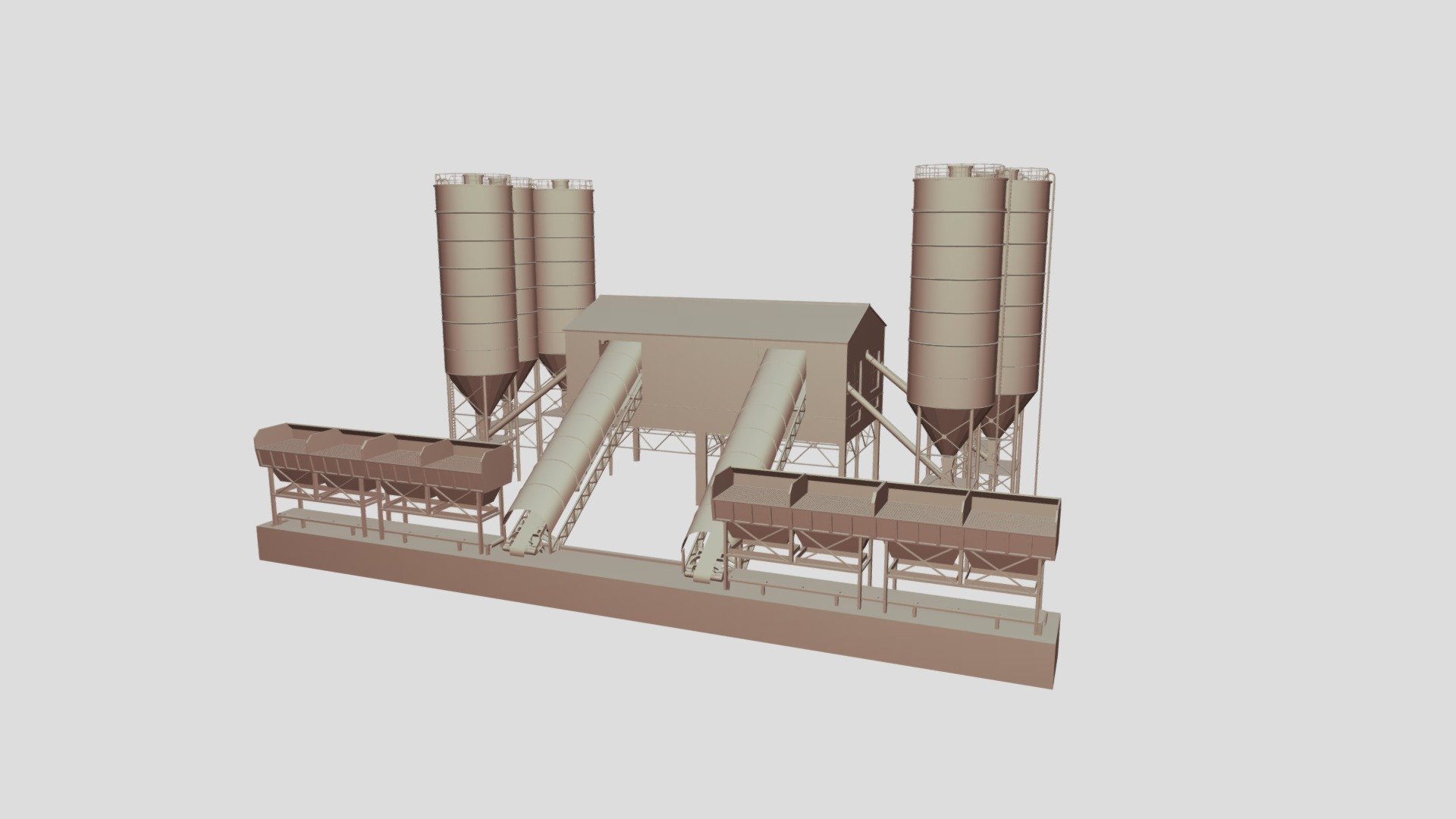 Concrete Batching Plant - 3D model by Vossil (@Vossil) [ba8157c]