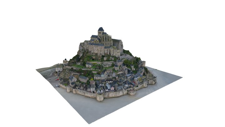 Mont Saint Michel (03-2020) 3D Model
