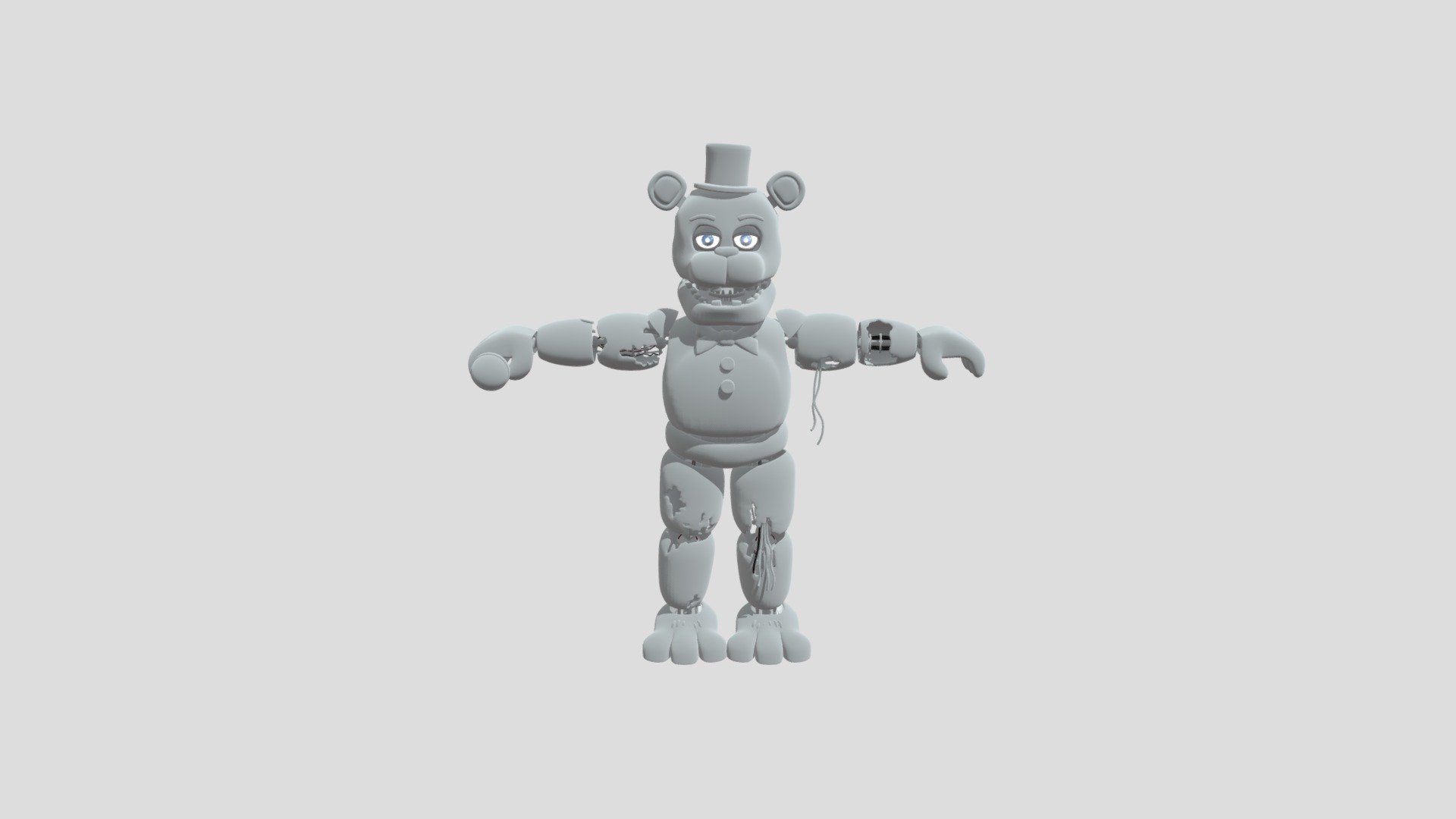 Withered Freddy - Download Free 3D model by lissandroamorarios [ba81f63 ...