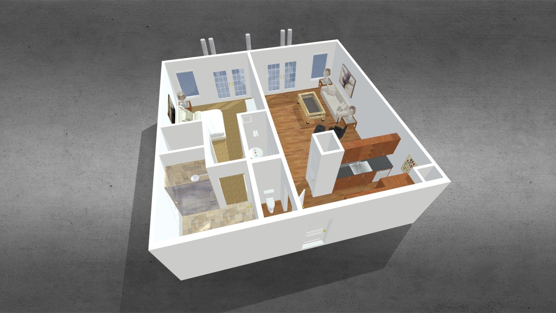 Conscience Bay Floor Plan - 3d Model By Belmontguy [ba83062] - Sketchfab