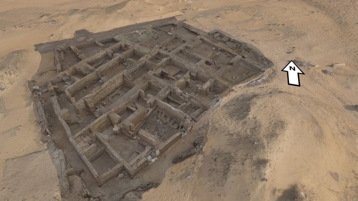 Amara West: excavated areas of the ancient town 3D Model