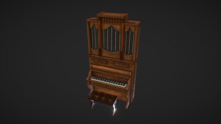 Piano 3D Model