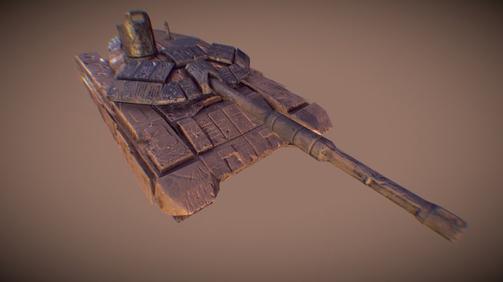 GameReady Tank 3D Model