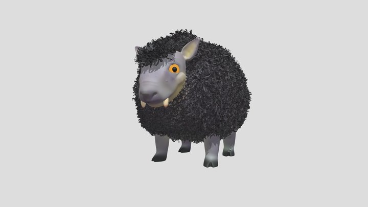 Vampire Sheep 3D Model