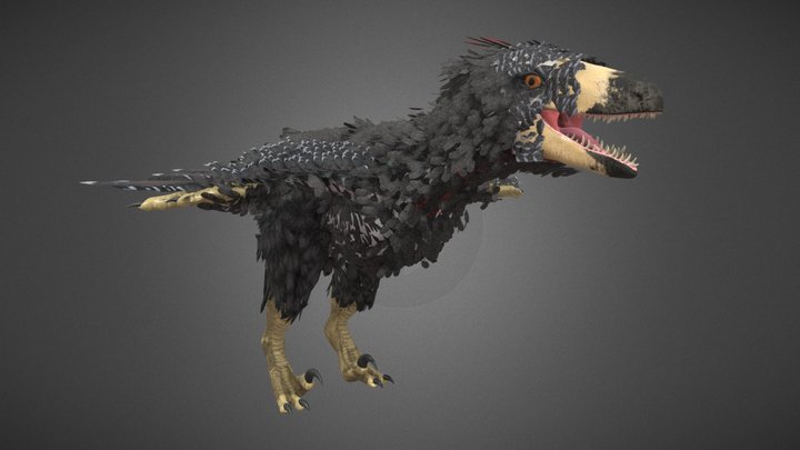 Dakotaraptor 3D Model