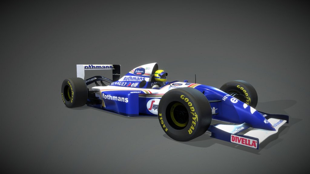 Williams FW16 + Ayrton Senna