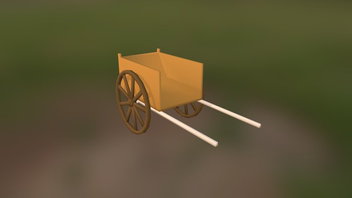 Medieval cart 3D Model