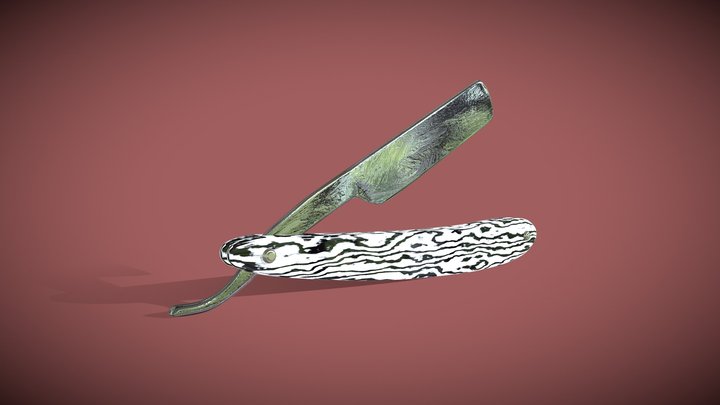 Classic Vintage Razor 3D Model