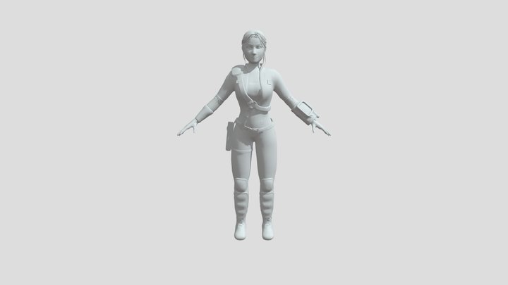 Lucy Low Retopology 3D Model