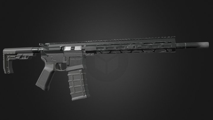 AR - 15 [GAMEREADY] 3D Model