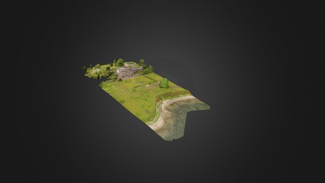 Minard Castle 3d Mesh 3D Model