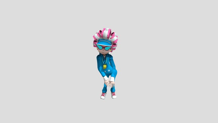 Snake Hip Hop Dance 3D Model