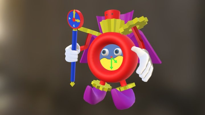 Time Wizard 3D Model