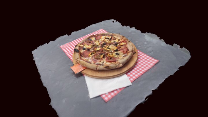 Castor _ pizza 3D Model