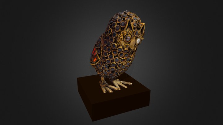 Figurine Hibou Iranienne / Iranian Owl Figurine 3D Model