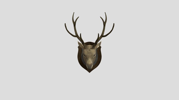 Deer Head 3D Model