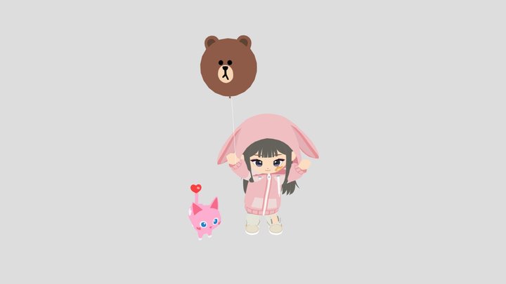 YUMEKO PLAYTOGETHER 3D Model