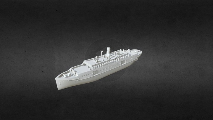 SS Nomadic 1:1000 3D Model