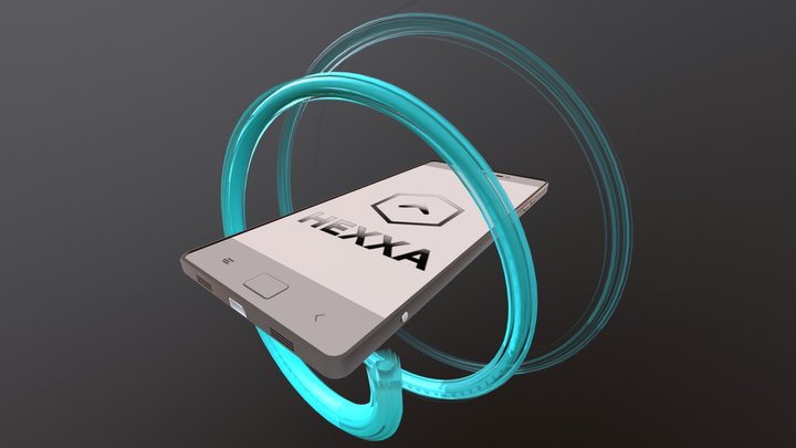Celular HEXXA Fénix 3D Model
