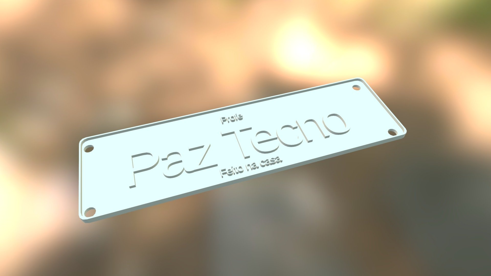 Placa paz