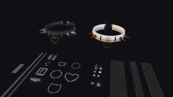 Choker set 3D Model