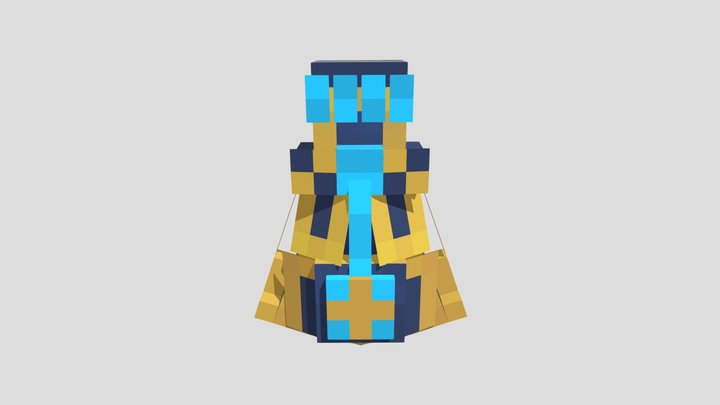 Arcane Atlas Gauntlet | Blockbench 3D Model