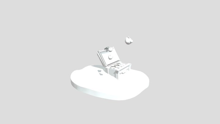 My broken chest 3D Model